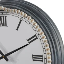 Blue Beaded Roman Numeral Clock-Kirkland's Home Shop