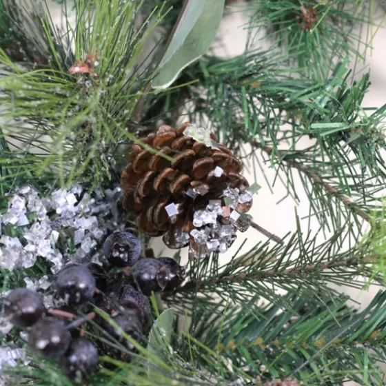 Blue Berries And Ice Twigs Wreath-Kirkland's Home Store