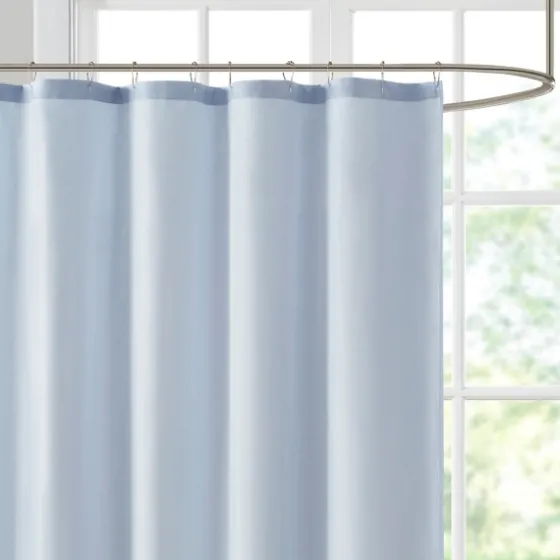 Blue Block Embroidered Shower Curtain-Kirkland's Home Store