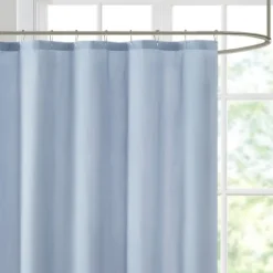 Blue Block Embroidered Shower Curtain-Kirkland's Home Store