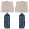 Blue Bo Ical Mayfield Table Lamps, Set Of 2-Kirkland's Home Discount