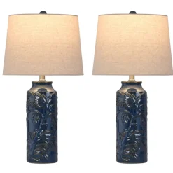 Blue Bo Ical Mayfield Table Lamps, Set Of 2-Kirkland's Home Discount