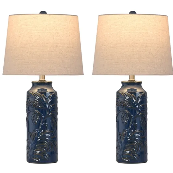 Blue Bo Ical Mayfield Table Lamps, Set Of 2-Kirkland's Home Discount