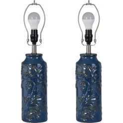 Blue Bo Ical Mayfield Table Lamps, Set Of 2-Kirkland's Home Discount