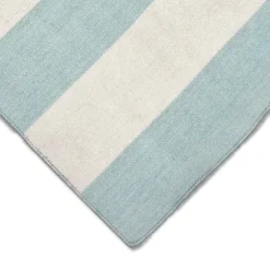 Blue Cabana Stripe Indoor/Outdoor Runner, 2X8-Kirkland's Home Shop