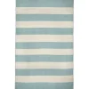 Blue Cabana Stripe Indoor/Outdoor Area Rug, 7X9-Kirkland's Home Best