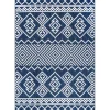 Blue Cassie Global Outdoor Area Rug, 5X8-Kirkland's Home Sale
