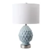 Blue Ceramic Geometric Diamond Table Lamp-Kirkland's Home Discount