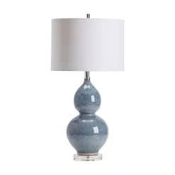 Blue Ceramic Hourglass Table Lamp-Kirkland's Home Sale