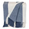 Blue Chalet Striped Fringe Throw-Kirkland's Home Best Sale