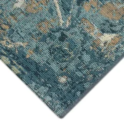Blue Circle Medallion Outdoor Area Rug, 7X9-Kirkland's Home Hot