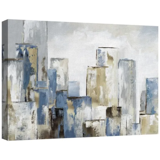 Blue City Canvas Art Prints, Set Of 2-Kirkland's Home Clearance