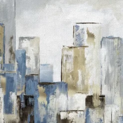 Blue City Canvas Art Prints, Set Of 2-Kirkland's Home Clearance