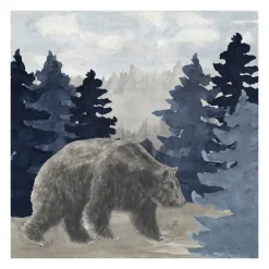 Blue Cliff Mountains Bear I Canvas Art Print-Kirkland's Home Clearance