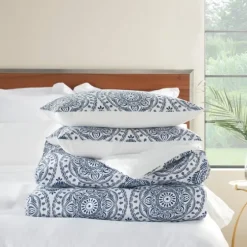 Blue Cloud Floral King 3-Pc. Comforter Set-Kirkland's Home Shop