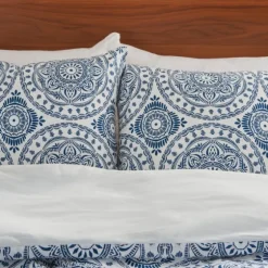 Blue Cloud Floral King 3-Pc. Comforter Set-Kirkland's Home Shop