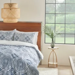 Blue Cloud Floral King 3-Pc. Comforter Set-Kirkland's Home Shop