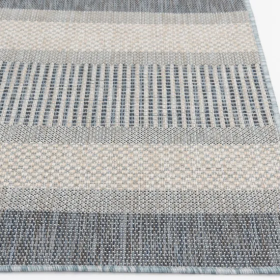 Blue Elletta Indoor/Outdoor Area Rug, 7X9-Kirkland's Home Online