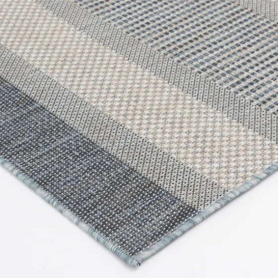 Blue Elletta Indoor/Outdoor Area Rug, 7X9-Kirkland's Home Online