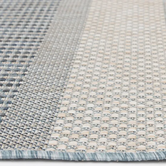 Blue Elletta Indoor/Outdoor Area Rug, 7X9-Kirkland's Home Online