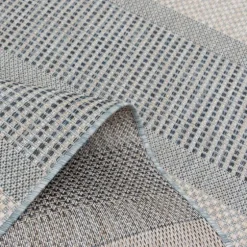 Blue Elletta Indoor/Outdoor Area Rug, 7X9-Kirkland's Home Online
