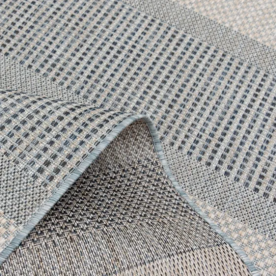 Blue Elletta Indoor/Outdoor Area Rug, 7X9-Kirkland's Home Online