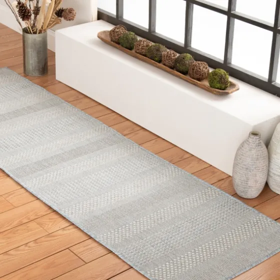 Blue Elletta Indoor/Outdoor Area Rug, 2X7-Kirkland's Home New