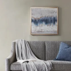Blue Embrace Gold Foil Framed Art Print-Kirkland's Home Fashion