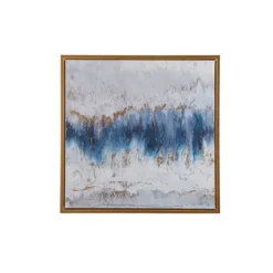 Blue Embrace Gold Foil Framed Art Print-Kirkland's Home Fashion