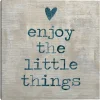 Blue Enjoy The Little Things Wall Plaque-Kirkland's Home Cheap