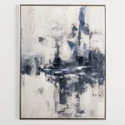 Blue Era Abstract Ii Framed Canvas Art Print-Kirkland's Home Shop