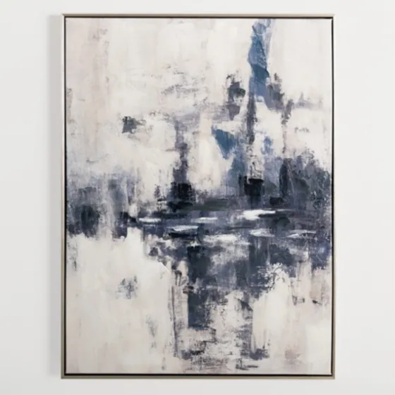 Blue Era Abstract Ii Framed Canvas Art Print-Kirkland's Home Shop