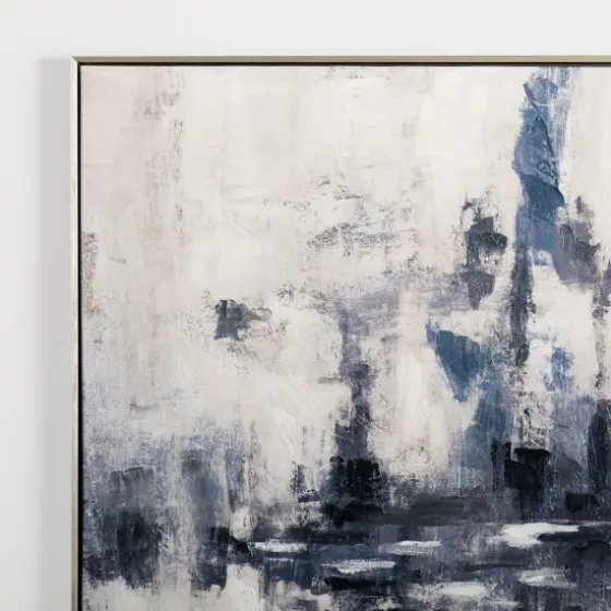 Blue Era Abstract Ii Framed Canvas Art Print-Kirkland's Home Shop