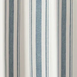 Blue Farmhouse Stripe Curtain Panels, Set Of 2-Kirkland's Home Discount