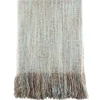 Blue Faux Mohair Fringe Throw-Kirkland's Home Cheap