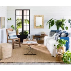 Blue Feather Fill Pillow-Kirkland's Home Outlet