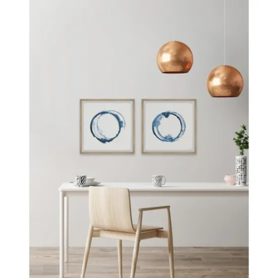 Blue Flash Framed Art Prints, Set Of 2-Kirkland's Home Store