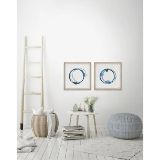 Blue Flash Framed Art Prints, Set Of 2-Kirkland's Home Store