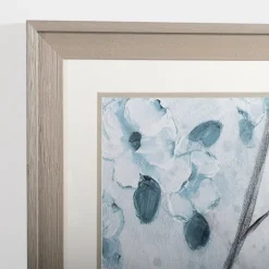 Blue Floral Bird I Framed Art Print-Kirkland's Home Best Sale