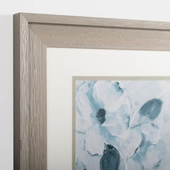 Blue Floral Bird I Framed Art Print-Kirkland's Home Best Sale