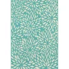 Blue Floral Burst Outdoor Area Rug, 6X9-Kirkland's Home Discount