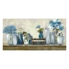Blue Floral Desk Giclee Canvas Print, 40X20 In.-Kirkland's Home Outlet