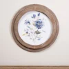 Blue Florals I Round Framed Art-Kirkland's Home Shop