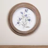 Blue Florals Ii Round Framed Art-Kirkland's Home New