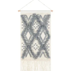 Blue Fringe Macrame Tassel Wall Hanging-Kirkland's Home Shop