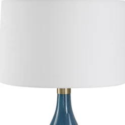 Blue Glass Teardrop Table Lamp-Kirkland's Home Online