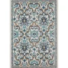 Blue Global Ikat Indoor/Outdoor Area Rug, 5X7-Kirkland's Home Sale