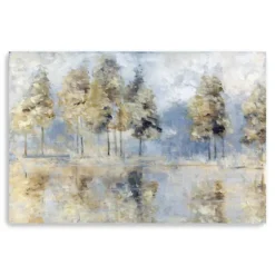 Blue Golden Forest Giclee Canvas Art Print-Kirkland's Home Flash Sale
