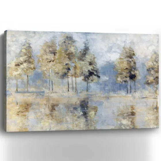 Blue Golden Forest Giclee Canvas Art Print-Kirkland's Home Flash Sale