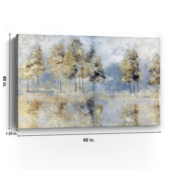 Blue Golden Forest Giclee Canvas Art Print-Kirkland's Home Flash Sale